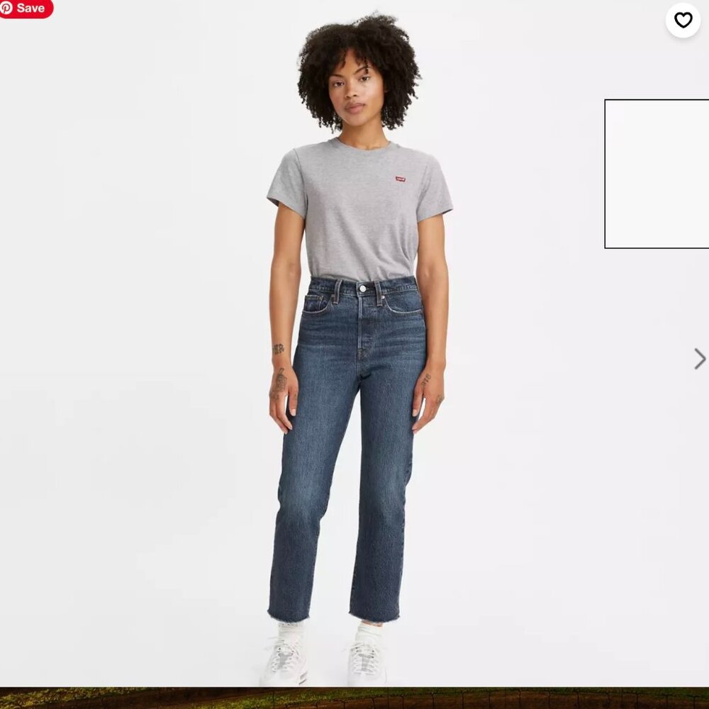 NWT Levi's Wedgie Straight Fit Women's Jeans - Dark Wash